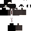 Black skin: raw texture render