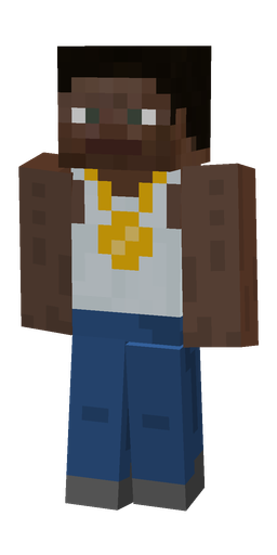 Black skin: body, front render