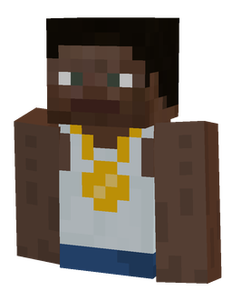 Black skin: bust render