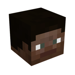 Black skin: head render