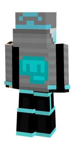 Black skin: body, back render