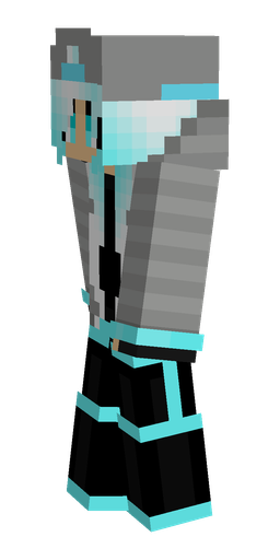 Black skin: body, left side render