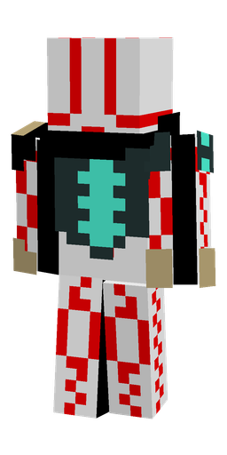 Blue skin: body, back render