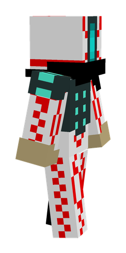 Blue skin: body, right side render