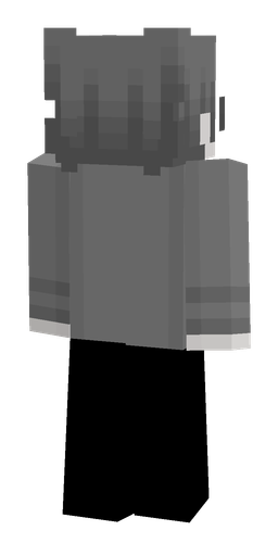 Black skin: body, back render