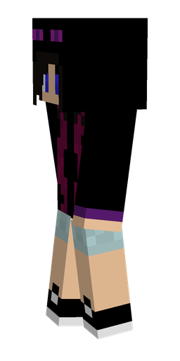 Black skin: body, left side render