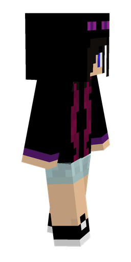 Black skin: body, right side render