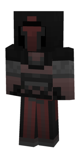 Black skin: body, front render