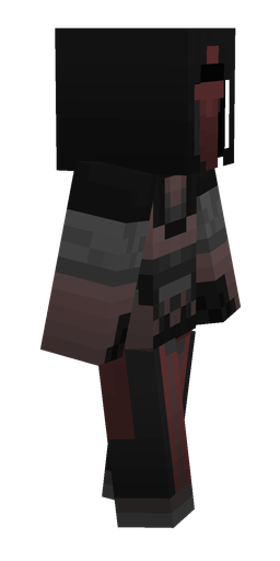 Black skin: body, right side render