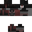 Black skin: raw texture render
