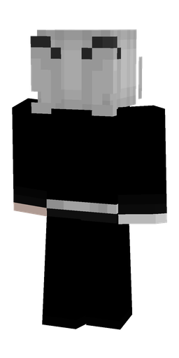 Black skin: body, back render