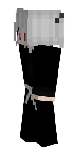 Black skin: body, left side render