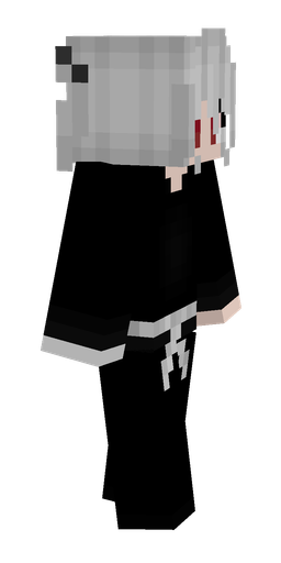 Black skin: body, right side render