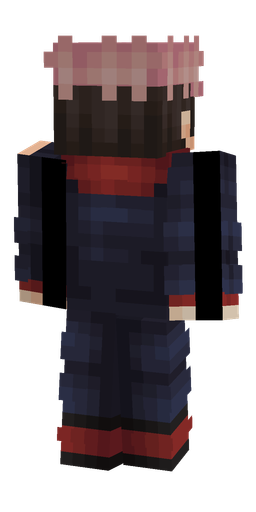 Blue skin: body, back render