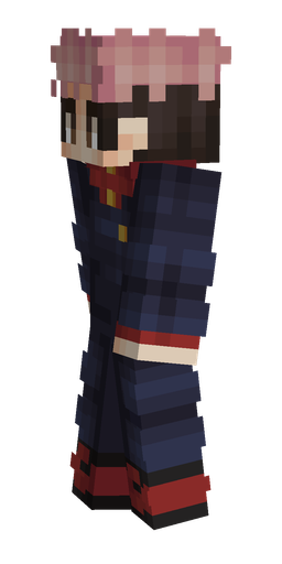 Blue skin: body, left side render
