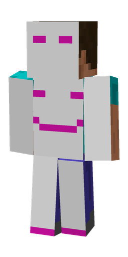 Blue skin: body, front render