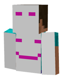 Blue skin: bust render