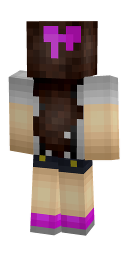 Brown skin: body, back render