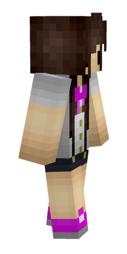 Brown skin: body, right side render