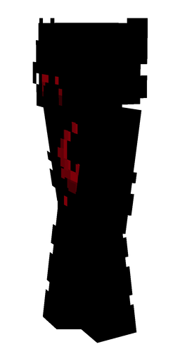 Black skin: body, left side render