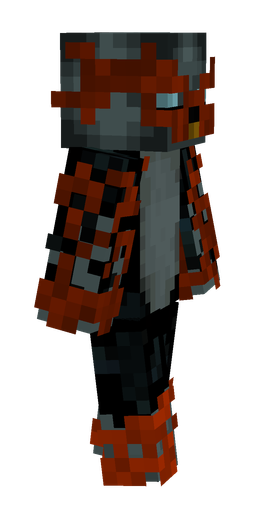 Black skin: body, right side render