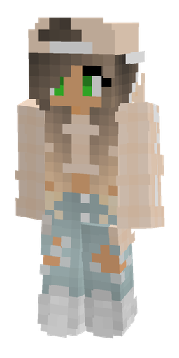 Blue skin: body, front render