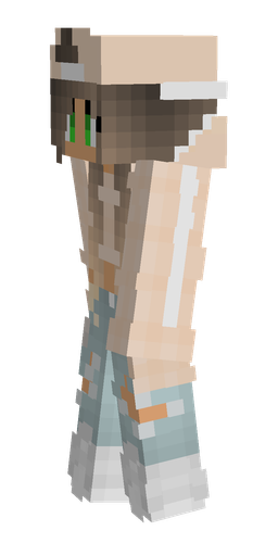 Blue skin: body, left side render