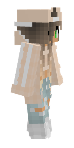 Blue skin: body, right side render