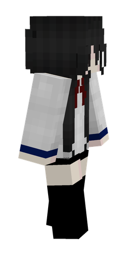 Black skin: body, right side render