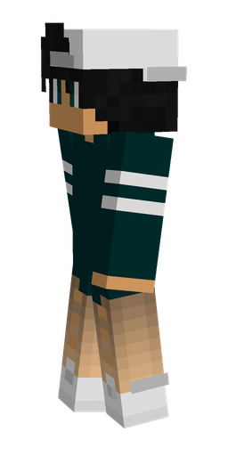 Black skin: body, left side render
