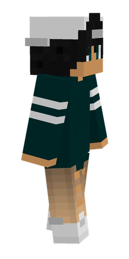 Black skin: body, right side render