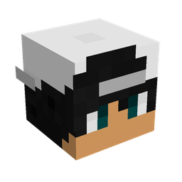 Black skin: head render