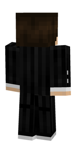 Black skin: body, back render