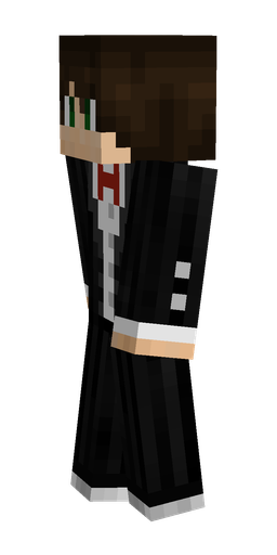 Black skin: body, left side render