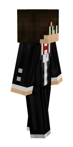 Black skin: body, right side render