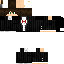 Black skin: raw texture render
