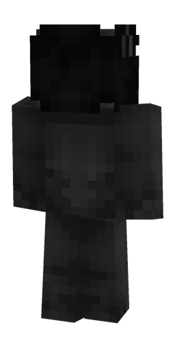 Black skin: body, back render