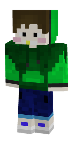 Blue skin: body, front render