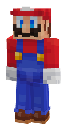 Blue skin: body, front render
