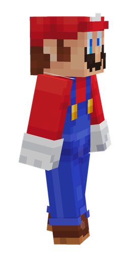 Blue skin: body, right side render