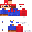 Blue skin: raw texture render