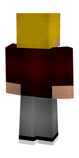 Black skin: body, back render