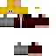 Black skin: raw texture render