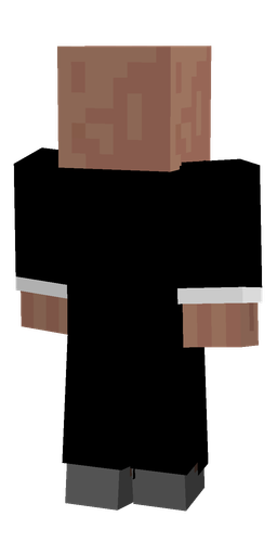 Black skin: body, back render