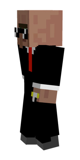 Black skin: body, left side render