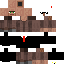 Black skin: raw texture render