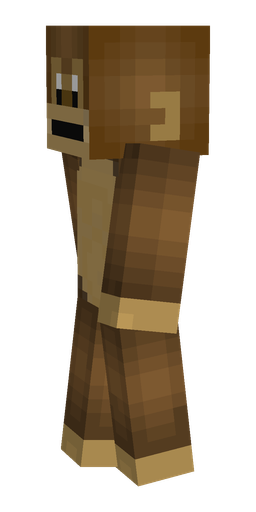 Brown skin: body, left side render