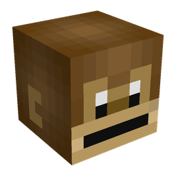 Brown skin: head render