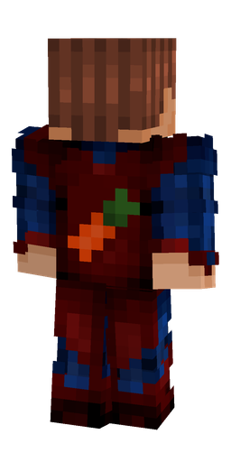 Black skin: body, back render