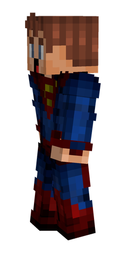 Black skin: body, left side render